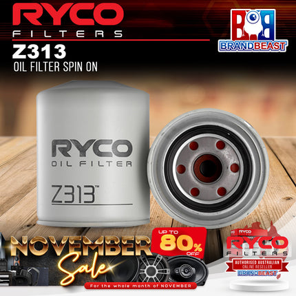 Ryco Z313 Oil Filter Spin On