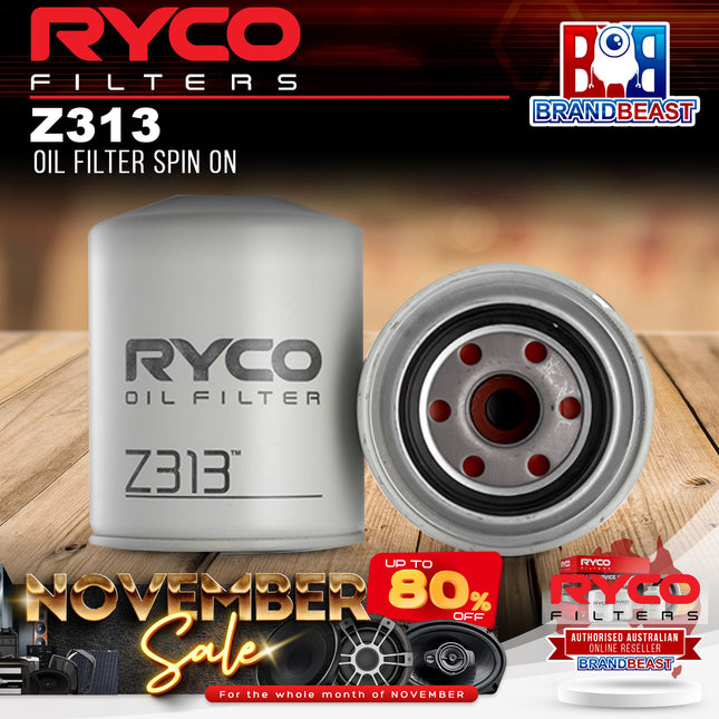 Ryco Z313 Oil Filter Spin On