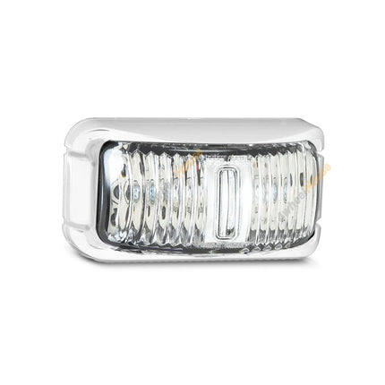 LED Autolamps 42WRMB Red Rear End Outline Marker Light White Base 2 LED Lamp