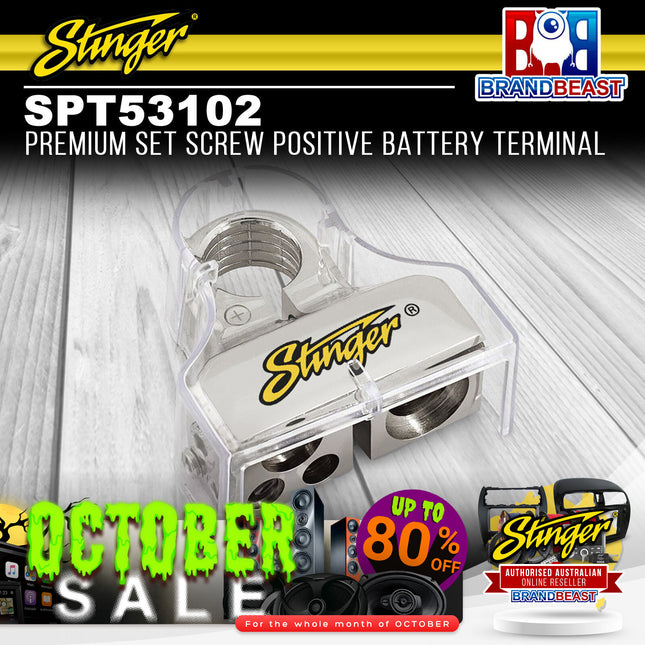 Stinger SPT53102 Premium Set Screw Positive Battery Terminal