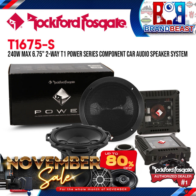 Rockford Fosgate T1675-S Power 6.75" Series Component System
