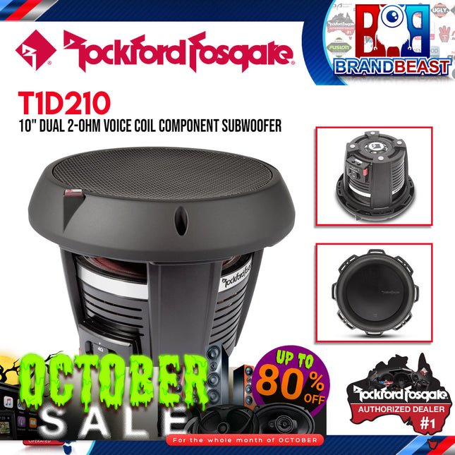 Rockford Fosgate T1D210 Power 10" T1 2-Ohm DVC Subwoofer