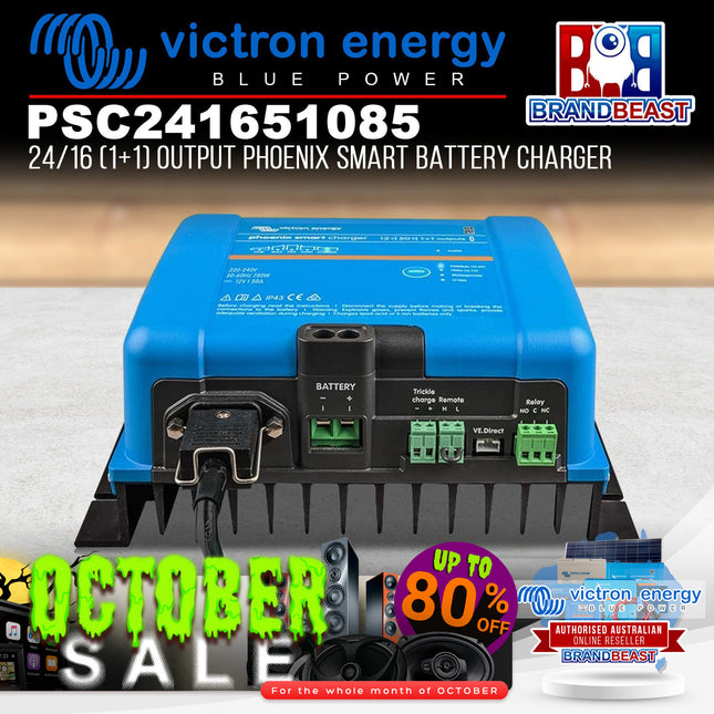 Victron Energy PSC241651085 24/16 (1+1) Output Phoenix Smart Battery Charger