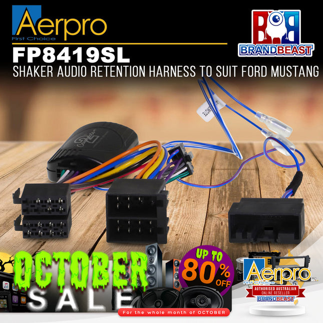 Aerpro FP8419SL Shaker Audio Retention Harness Suit Ford Mustang