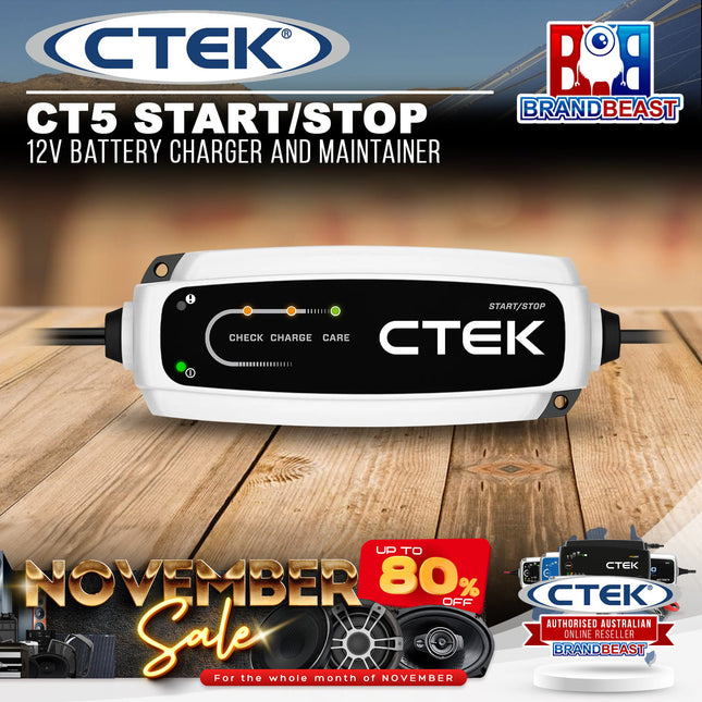 CTEK CT5 START/STOP 12V 3.8A Battery Charger and Maintainer