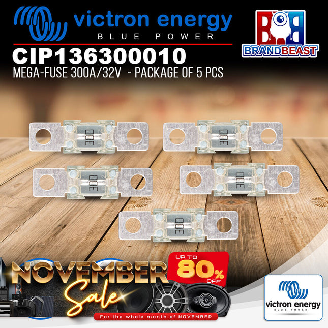Victron Energy CIP136300010 MEGA-fuse 300A/32V - Package of 5 Pcs