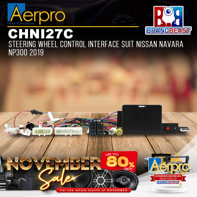 Aerpro CHNI27C Steering Wheel Control Interface Suit Nissan Navara NP300 2019