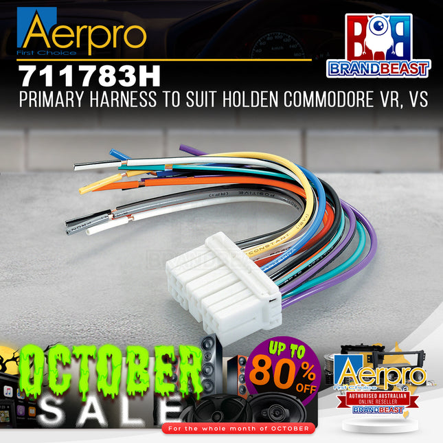 Aerpro 711783H Replacement OEM Headunit Harness Suit Holden Commodore VR/VS