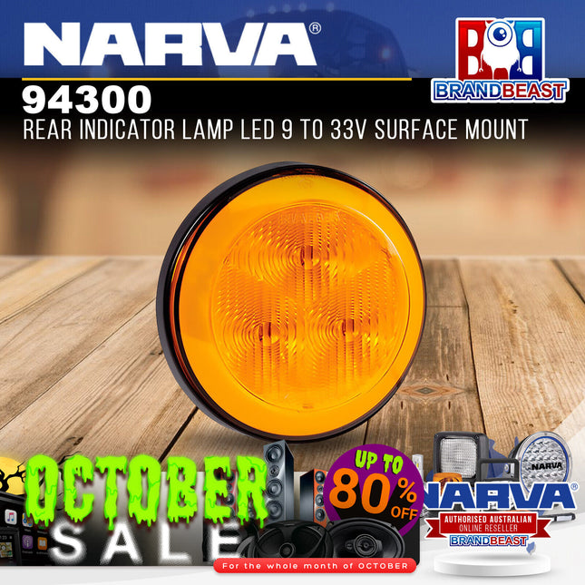 Narva 94300 Rear Indicator Lamp LED 9 To 33V Surface Mount