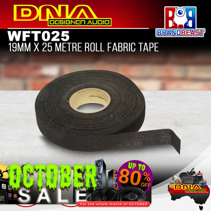 DNA WFT025 19mm x 25 Metres Roll Fabric Tape