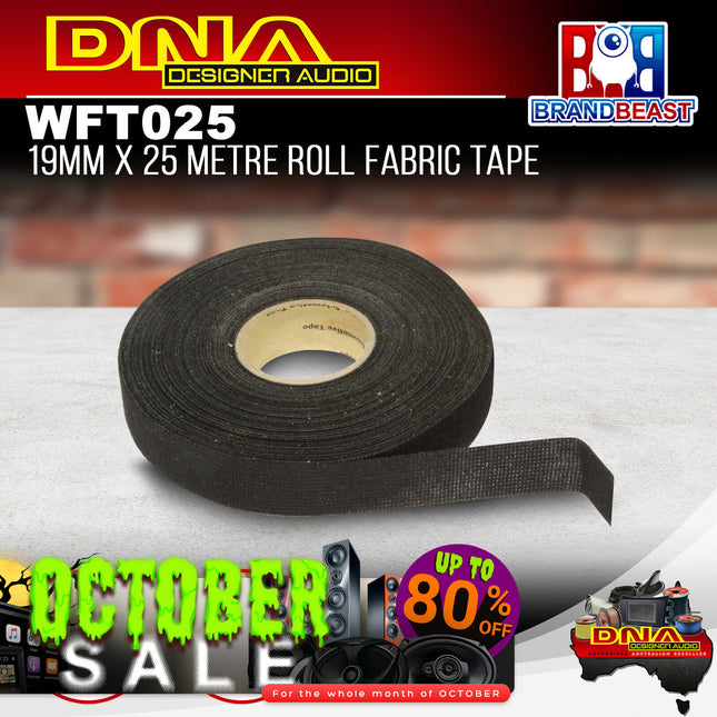 DNA WFT025 19mm x 25 Metres Roll Fabric Tape
