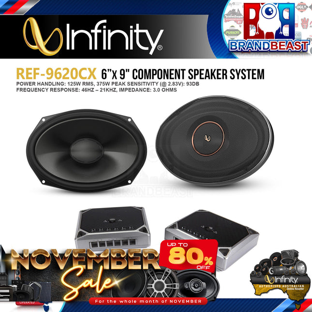 Infinity REF9620cx 6"x9" 375W Component Speaker System
