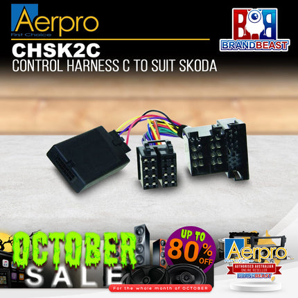 Aerpro CHSK2C Steering Wheel Control Harness Suit Skoda