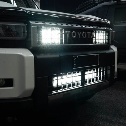 STEDI TOY-250-BND-QEL Quad EVO &amp; EVO Light Bar Inner Grille Bundle to Suit Toyota 250 Prado Mid-2024+