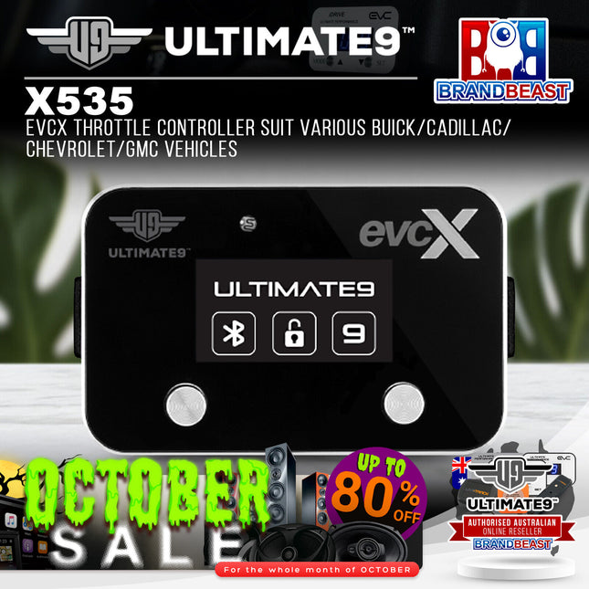 Ultimate9 X535 evcX Throttle Controller For Select Buick/Cadillac/Chevrolet/GMC