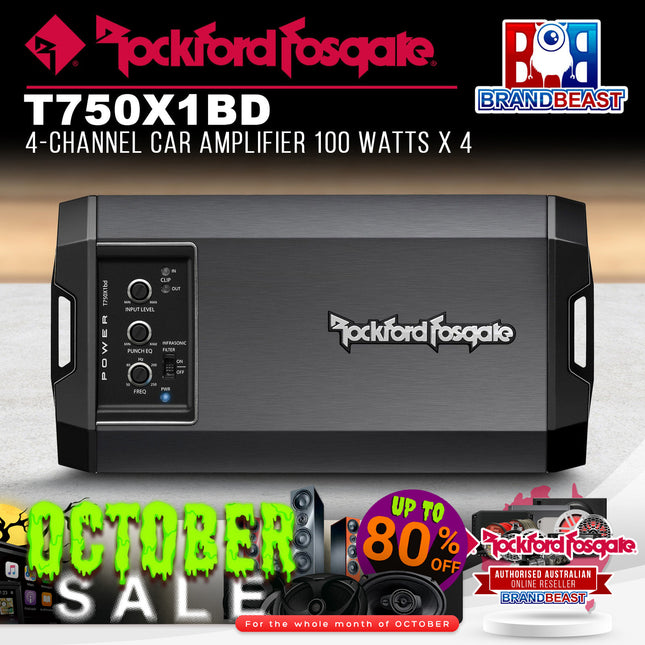Rockford Fosgate T750X1bd Power 750 Watt Class-bd Mono Amplifier