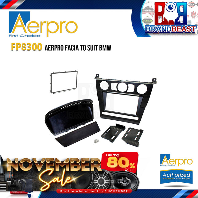 Aerpro FP8300 Double DIN Facia Kit to Suit BMW 5 Series 2004-2010 E60, E61