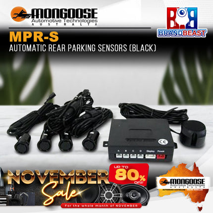 Mongoose MPR-S Automatic Rear Parking Sensors (Black)