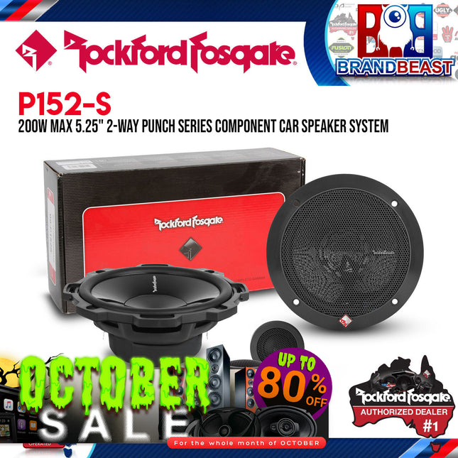 Rockford Fosgate P152-S Punch 5.25" Series Component System