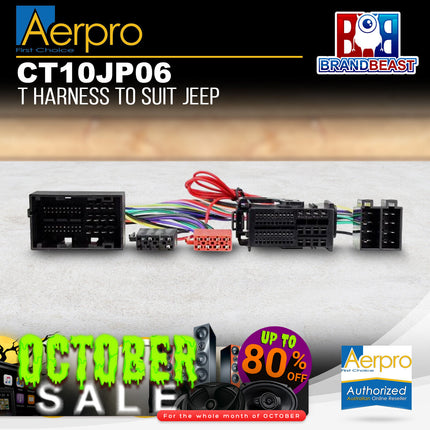 Aerpro CT10JP06 T-Harness Suit Jeep Various Models