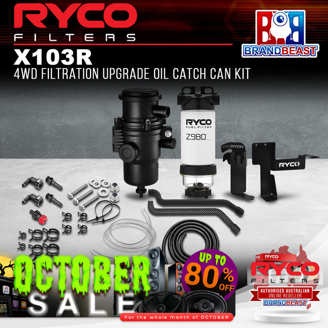 Ryco X103R 4WD Filtration Upgrade Oil Catch Can Kit
