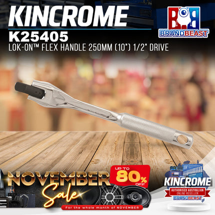 KINCROME K25405 LOK-ON™ Flex Handle 250mm (10") 1/2" Drive