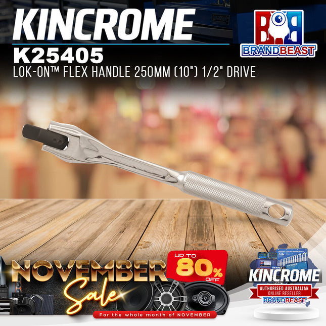 KINCROME K25405 LOK-ON™ Flex Handle 250mm (10") 1/2" Drive