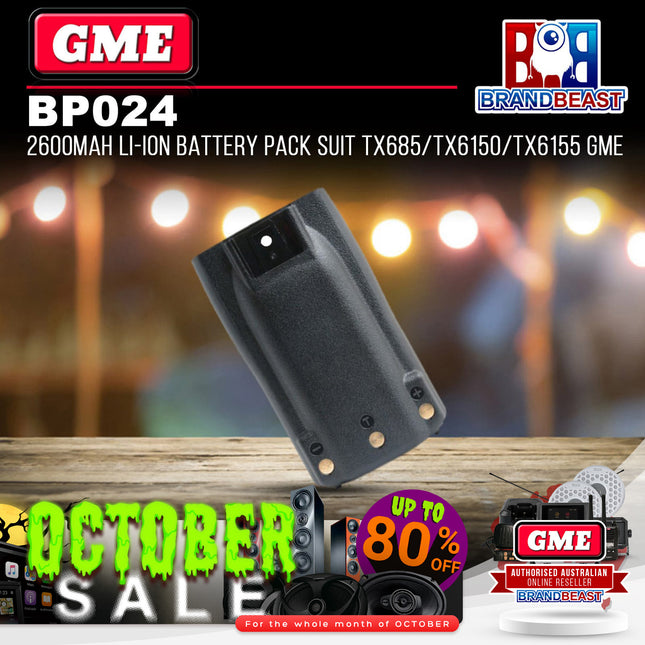 GME BP024 2600mAh Li-Ion Battery Pack to Suit TX685 TX6150 TX6155