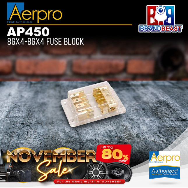Aerpro AP450 8Gx4-8Gx4 Fuse Block
