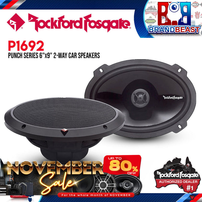 Rockford Fosgate P1692 Punch 6"x9" 2-Way Full Range Speaker