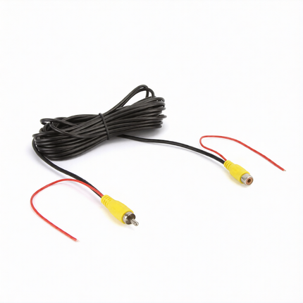DNA RVS006F 6 Metre Male to Female RCA Video Cable with Power Wire