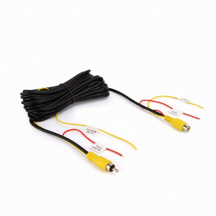 DNA RVS106F 6 Metre Male to Female RCA Video Cable with ACC and Reverse Trigger Wires