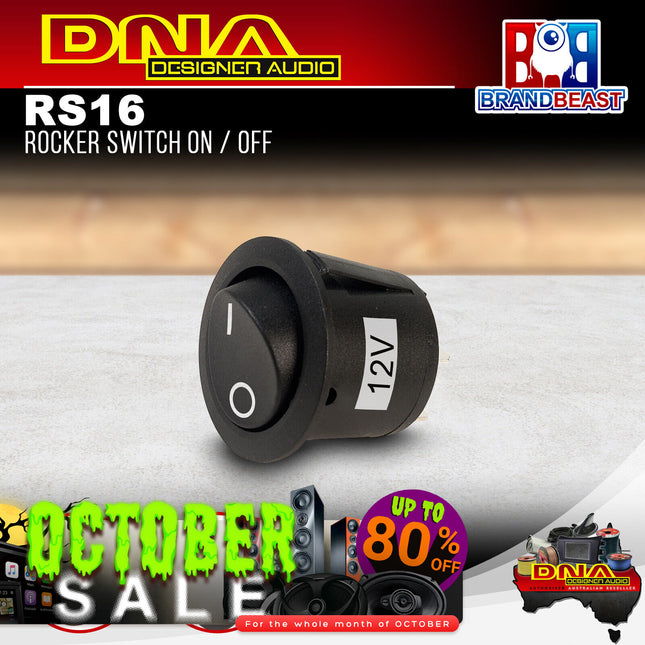 DNA RS16 12 Volt Off/On Rocker Switch