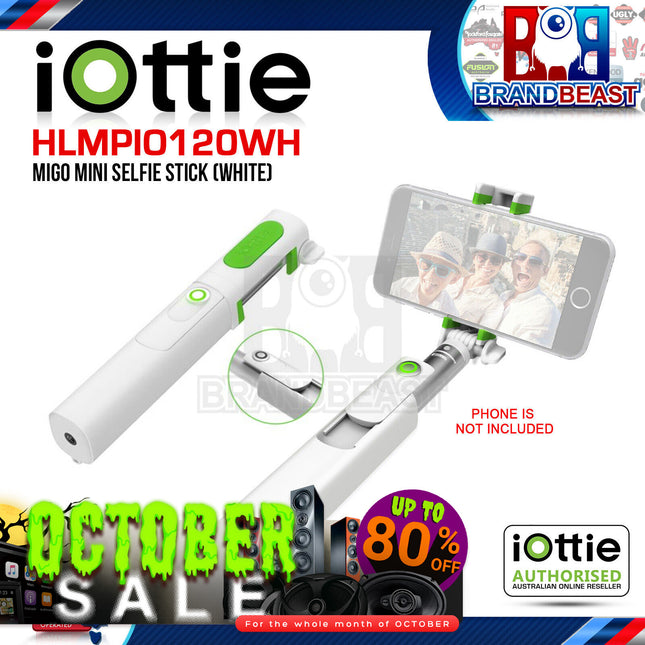 iOttie HLMPIO120WH MiGo Mini Selfie Stick - White