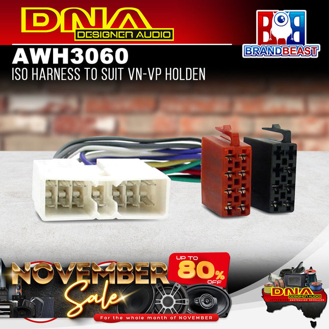DNA AWH3060 ISO Harness to Suit VN-VP Holden