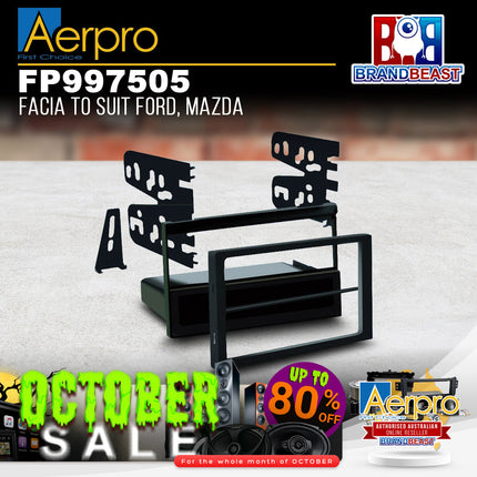 Aerpro FP997505 Single/Double DIN Black Facia Kit Suit Ford/Mazda Various Models