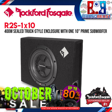 Rockford Fosgate R2S-1X10 Prime 10" R2S Shallow Loaded Enclosure