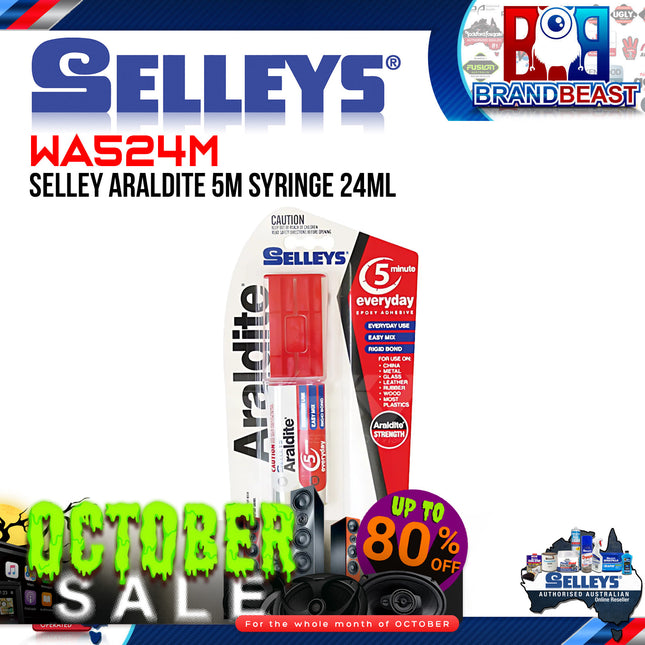 Selleys WA524M Araldite 5M Syringe 24ml