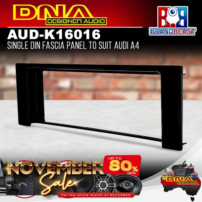 DNA AUD-K16016 Single DIN Fascia Panel For Audi A4