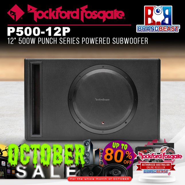 Rockford Fosgate P500-12P Punch 12" 500-Watt Powered Enclosure