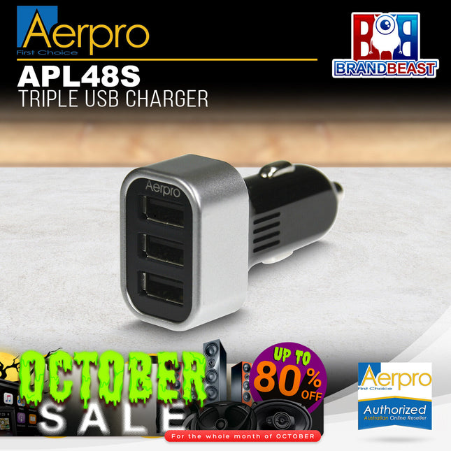 Aerpro APL48S Triple USB Charger