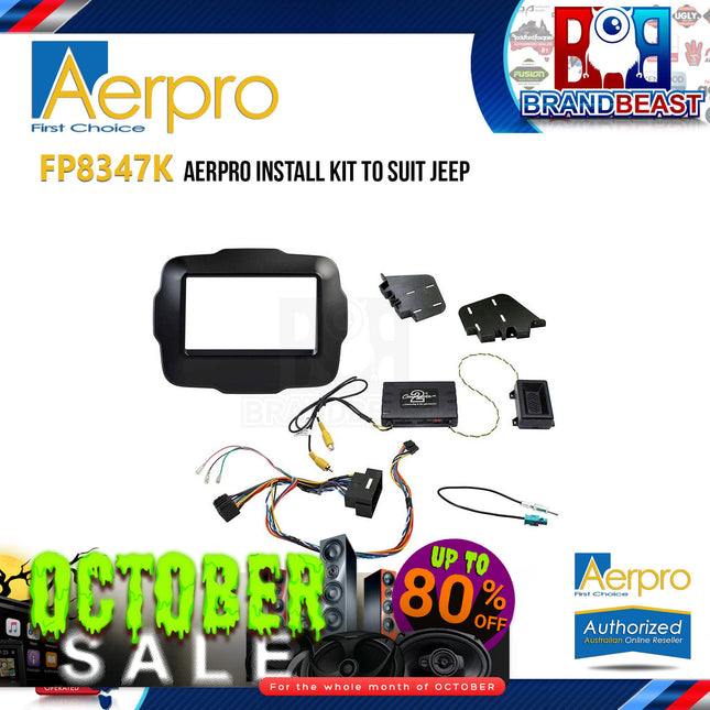 Aerpro FP8347K Install Kit To Suit Jeep