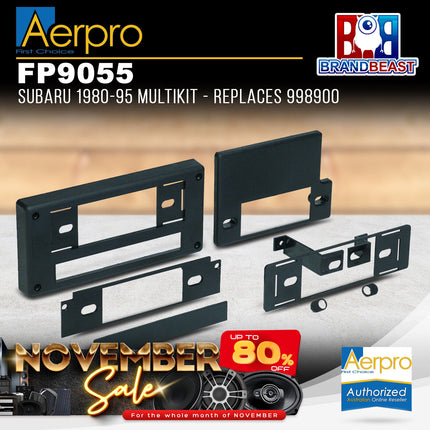 Aerpro FP9055 Black Multi-Kit Facia Suit Subaru Various Models (Replaces 998900)