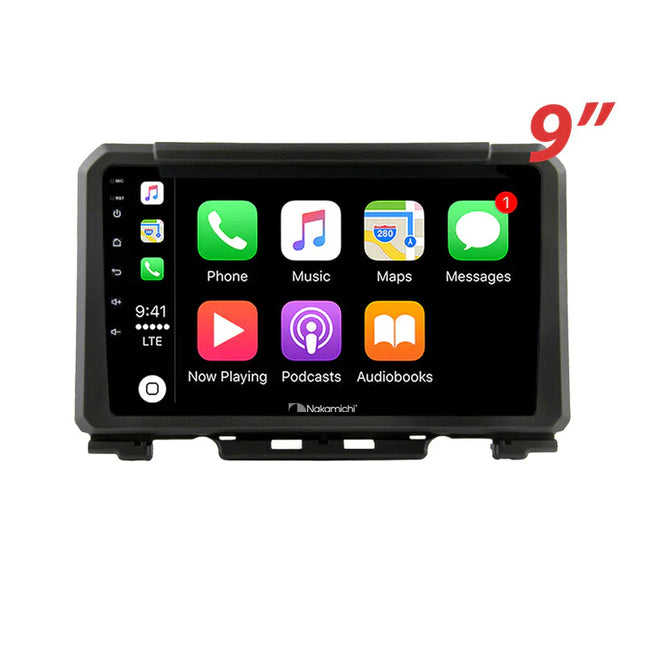 Nakamichi NA9SUZUKIJIMNY2018ON - 9" Android Wireless CarPlay & GPS Navigation System