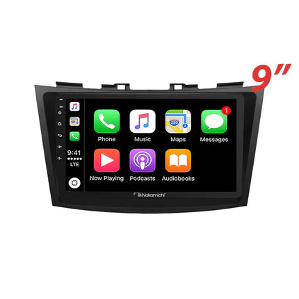 Nakamichi NA9SUZUKISWIFT20122017 - 9" Android Wireless CarPlay & GPS Navigation System