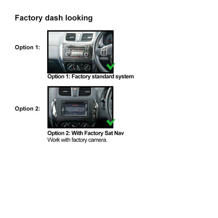Nakamichi NA9SUZUKISX420072013 - 9" Android Wireless CarPlay & GPS Navigation System