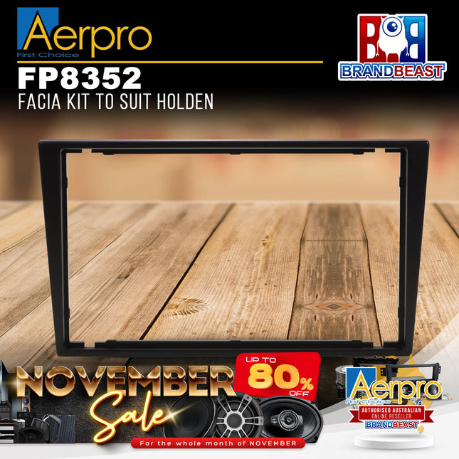 Aerpro Fp8352 Facia Kit To Suit Holden