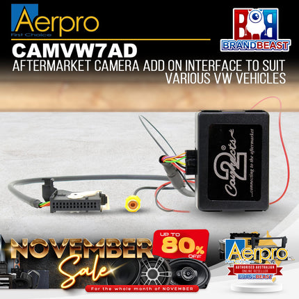 Aerpro CAMVW7AD Video Retention Harness to Suit Volkswagen Vehicles