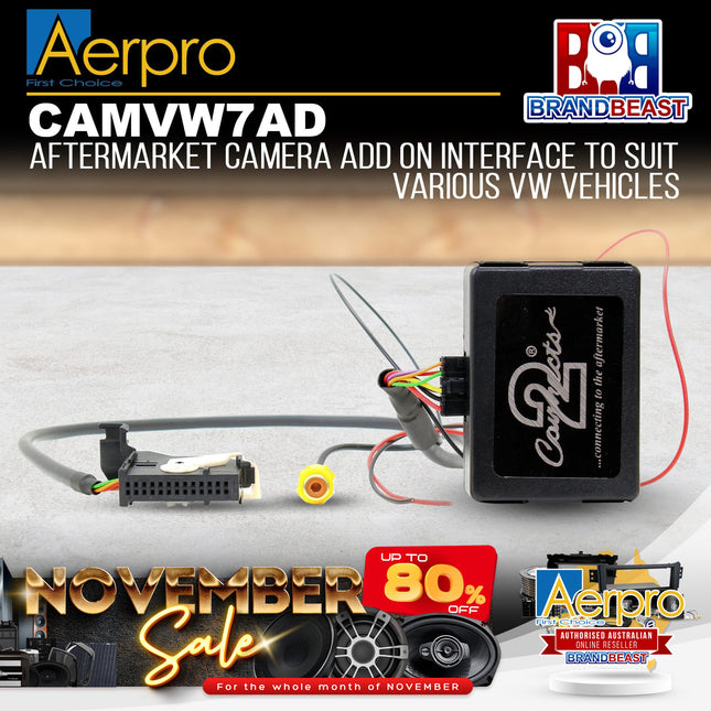 Aerpro CAMVW7AD Video Retention Harness to Suit Volkswagen Vehicles