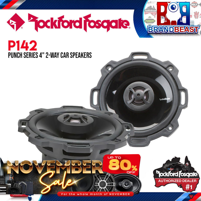 Rockford Fosgate P142 Punch 4.0" 2-Way Full Range Speaker